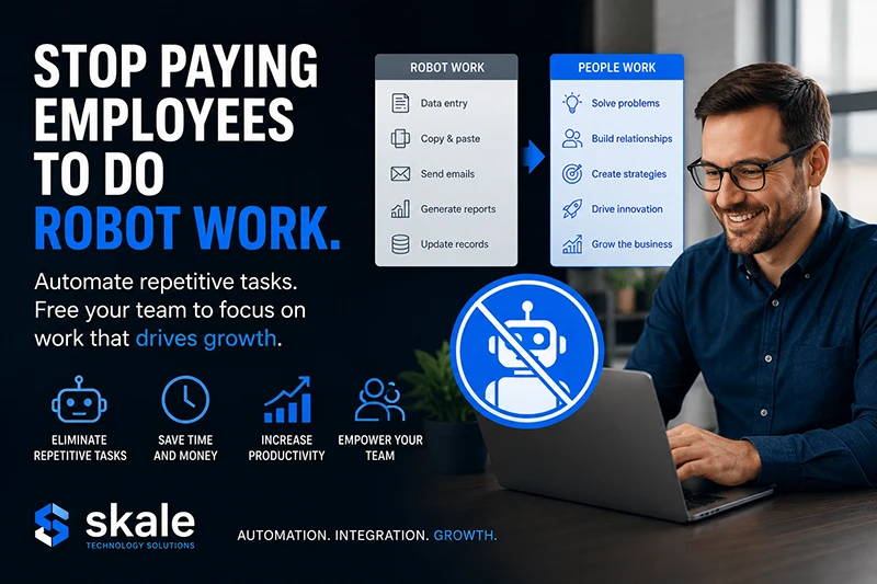Stop Paying Employees To Do Robot Work