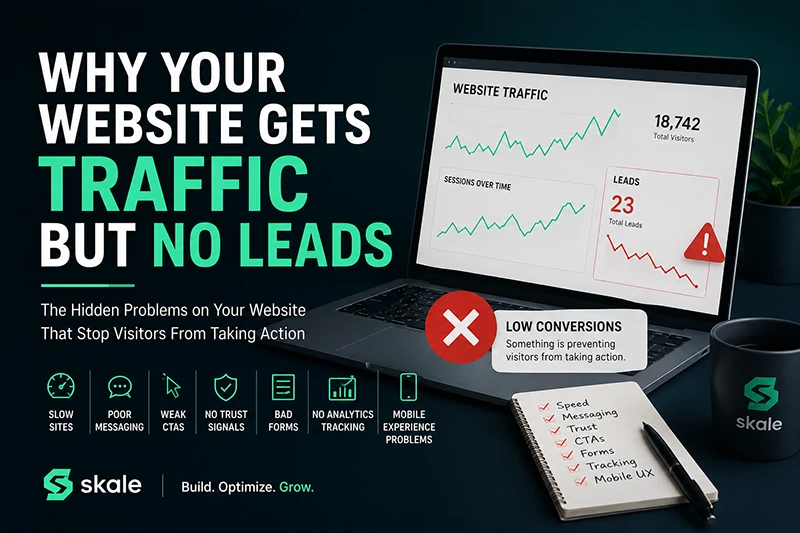 Why Your Website Gets Traffic But No Leads